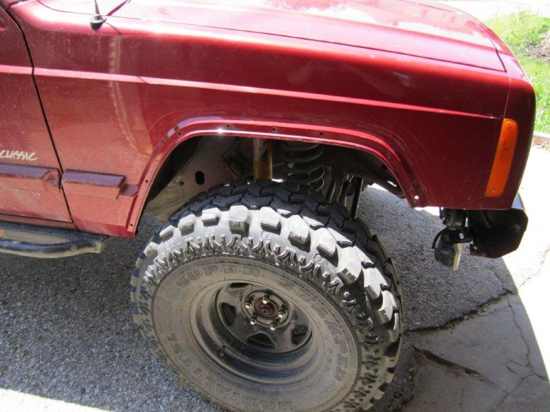 How to trim front fender on xj jeep #1